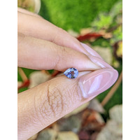 0.73 Ct. Purplish Blue Spinel from Ceylon (Sri Lanka) Life Style