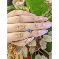 0.73 Ct. Purplish Blue Spinel from Ceylon (Sri Lanka) Life Style