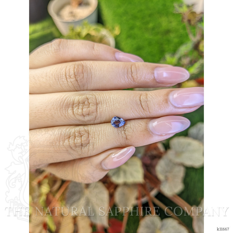0.73 Ct. Purplish Blue Spinel from Ceylon (Sri Lanka)