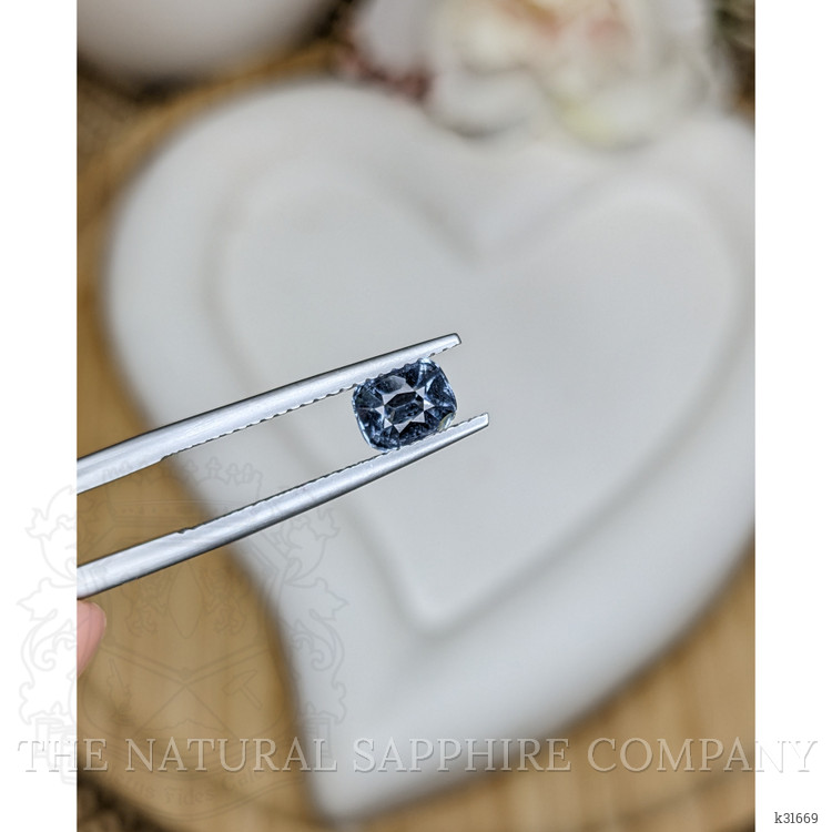 0.96 Ct. Greyish Blue Spinel from Ceylon (Sri Lanka)