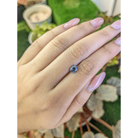 0.96 Ct. Greyish Blue Spinel from Ceylon (Sri Lanka) Life Style