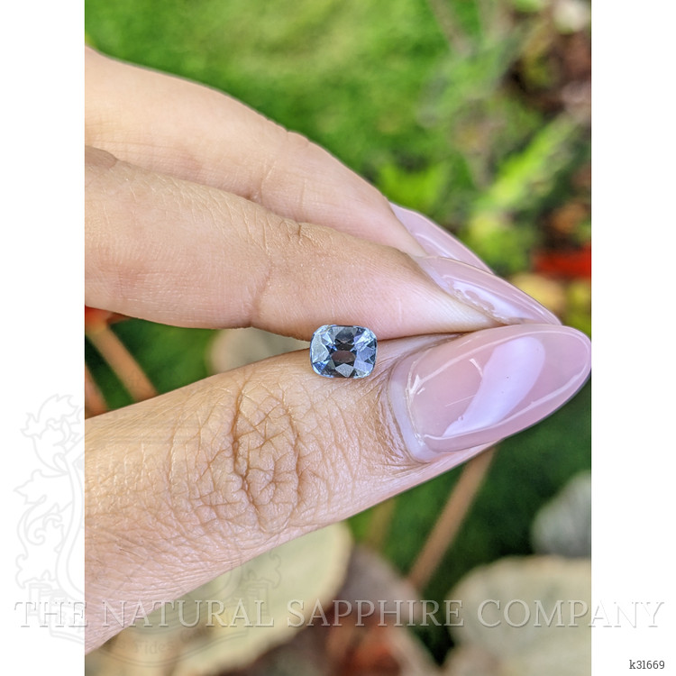 0.96 Ct. Greyish Blue Spinel from Ceylon (Sri Lanka)