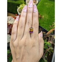 5.08 Ct. Bi Color Ametrine from Brazil Life Style