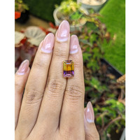 6.19 Ct. Bi Color Ametrine from Brazil Life Style