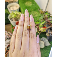 5.56 Ct. Bi Color Ametrine from Brazil Life Style
