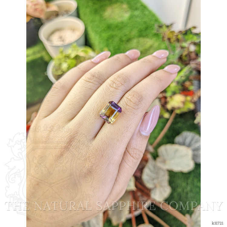 6.57 Ct. Bi Color Ametrine from Ceylon (Sri Lanka)
