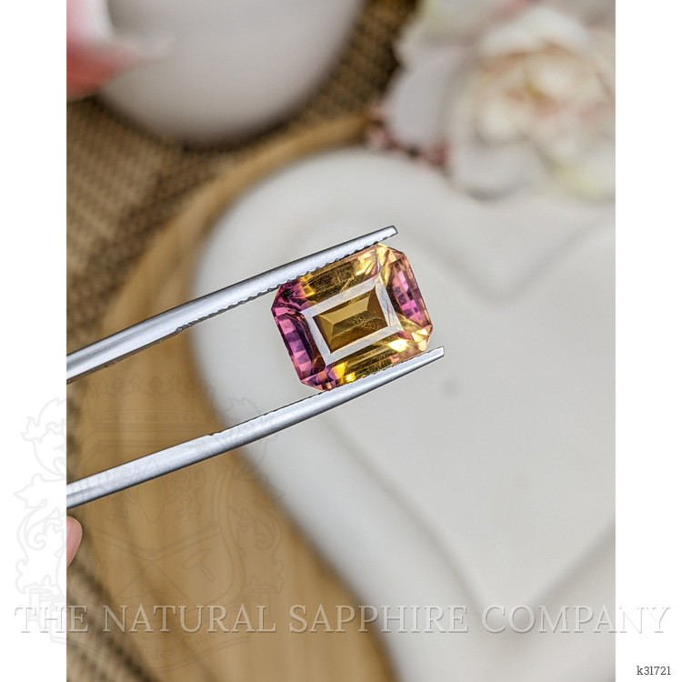 6.57 Ct. Bi Color Ametrine from Ceylon (Sri Lanka)