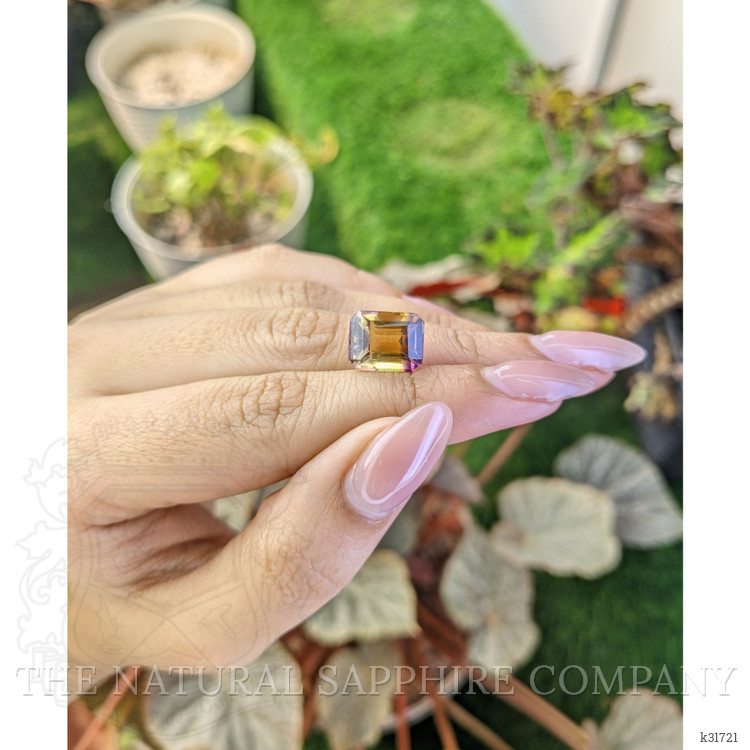 6.57 Ct. Bi Color Ametrine from Ceylon (Sri Lanka)