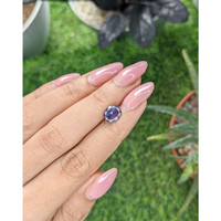 1.38 Ct. Bluish Purple Spinel from Ceylon (Sri Lanka) Life Style