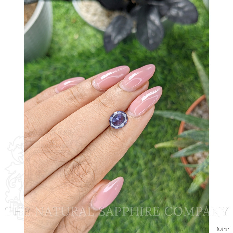 1.38 Ct. Bluish Purple Spinel from Ceylon (Sri Lanka)