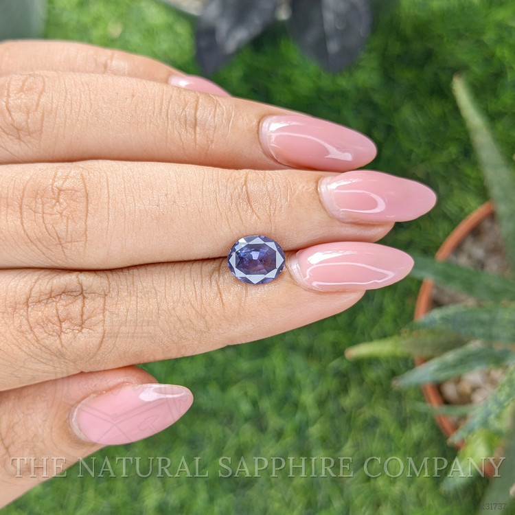 1.38 Ct. Bluish Purple Spinel from Ceylon (Sri Lanka)