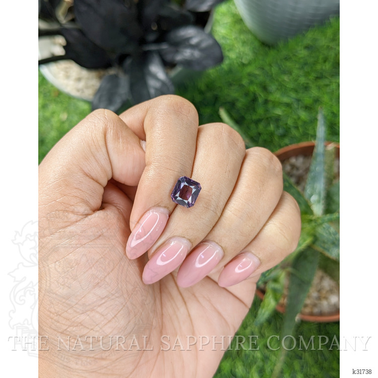 2.69 Ct. Purple Spinel from Ceylon (Sri Lanka)