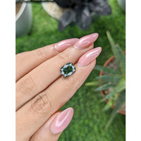 2.96 Ct. Green Zircon from Ceylon (Sri Lanka) Life Style