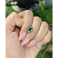 2.96 Ct. Green Zircon from Ceylon (Sri Lanka) Life Style