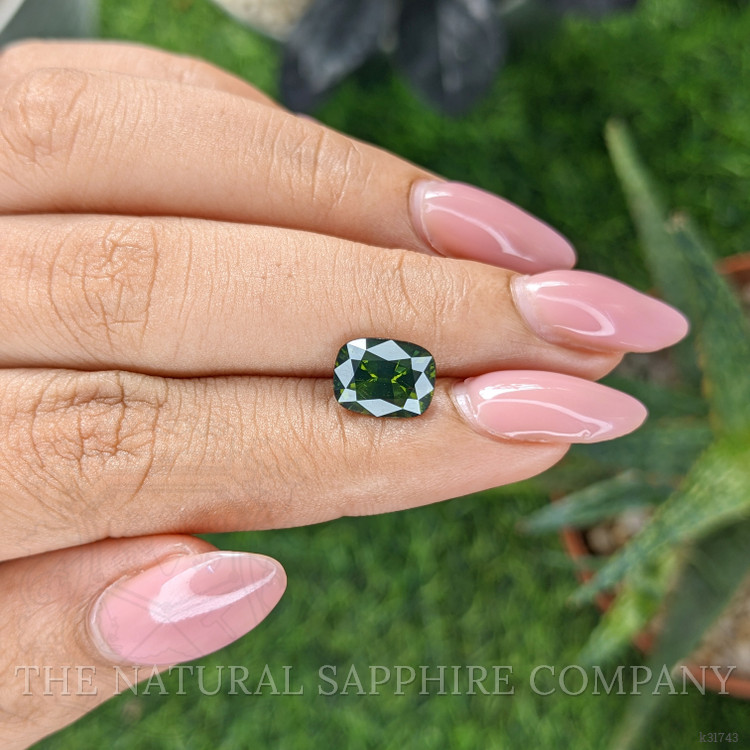 2.96 Ct. Green Zircon from Ceylon (Sri Lanka)