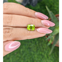2.38 Ct. Yellowish Green Peridot from Tanzania Life Style