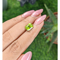 2.38 Ct. Yellowish Green Peridot from Tanzania Life Style