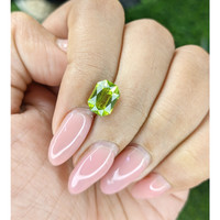 2.19 Ct. Yellowish Green Peridot from Pakistan Life Style