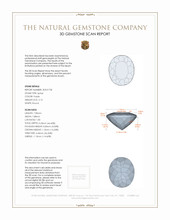 2.15 Ct. Spinel from Ceylon (Sri Lanka) 3 D Scan Report