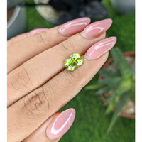 2.33 Ct. Yellowish Green Peridot from Pakistan Life Style