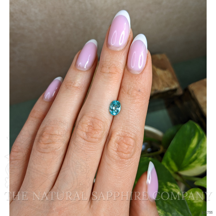 1.17 Ct. Greenish Blue Paraiba Tourmaline from Mozambique
