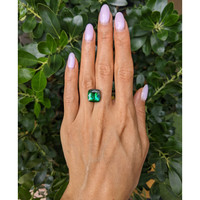 8.24 Ct. Green Tourmaline from Brazil Life Style