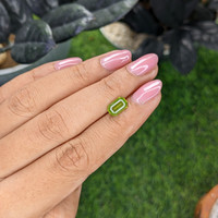 1.41 Ct. Yellowish Green Peridot from Pakistan Life Style