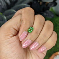 1.25 Ct. Tsavorite Garnet from Tanzania Life Style