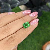 2.40 Ct. Tsavorite Garnet from Tanzania Life Style