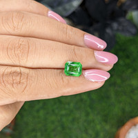 2.40 Ct. Tsavorite Garnet from Tanzania Life Style