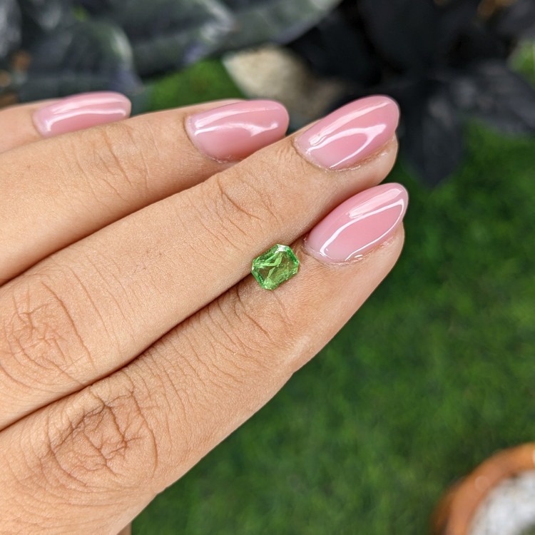 0.55 Ct. Tsavorite Garnet from Tanzania