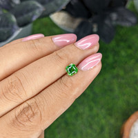 0.89 Ct. Tsavorite Garnet from Tanzania Life Style