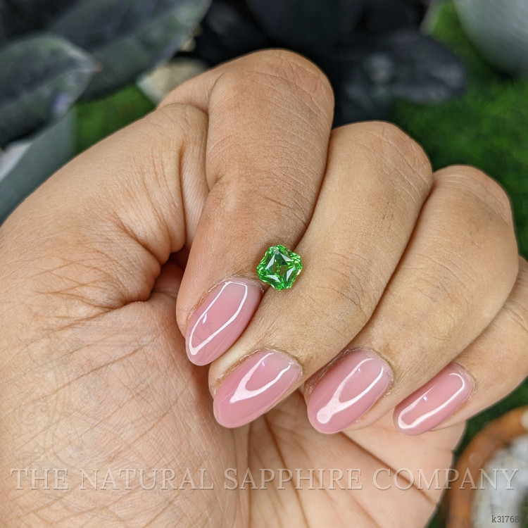 0.89 Ct. Tsavorite Garnet from Tanzania