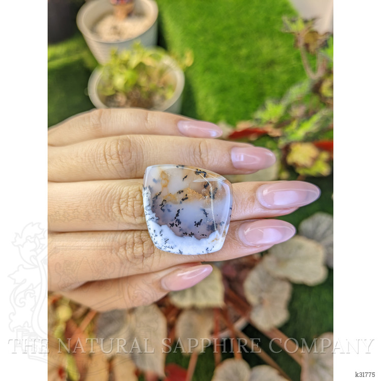 31.16 Ct. Multi Color Cabochon Agate from Madagascar