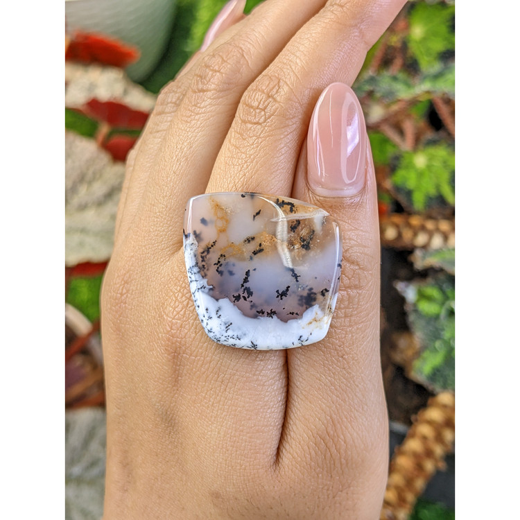31.16 Ct. Multi Color Cabochon Agate from Madagascar