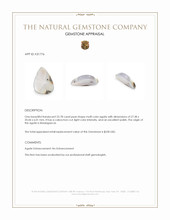 22.78 Ct. Multi Color Cabochon Agate from Madagascar Appraisal