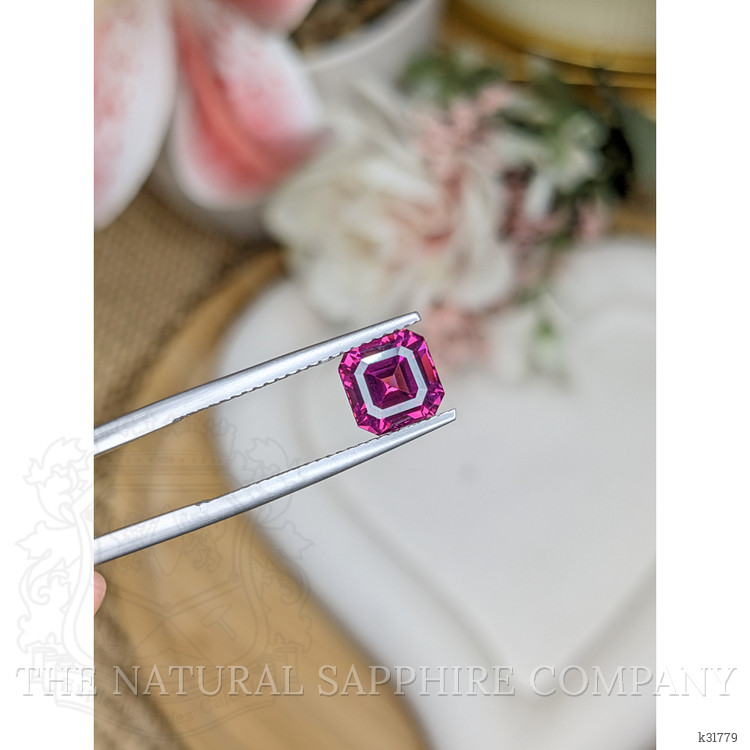2.12 Ct. Purplish Pink Rhodolite Garnet from Ceylon (Sri Lanka)