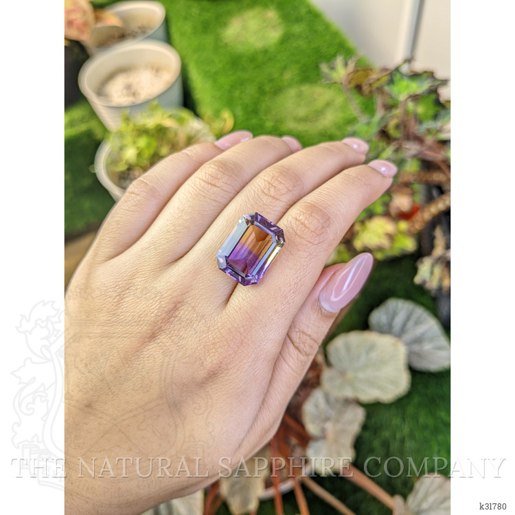 15.13 Ct. Bi Color Ametrine from Ceylon (Sri Lanka)