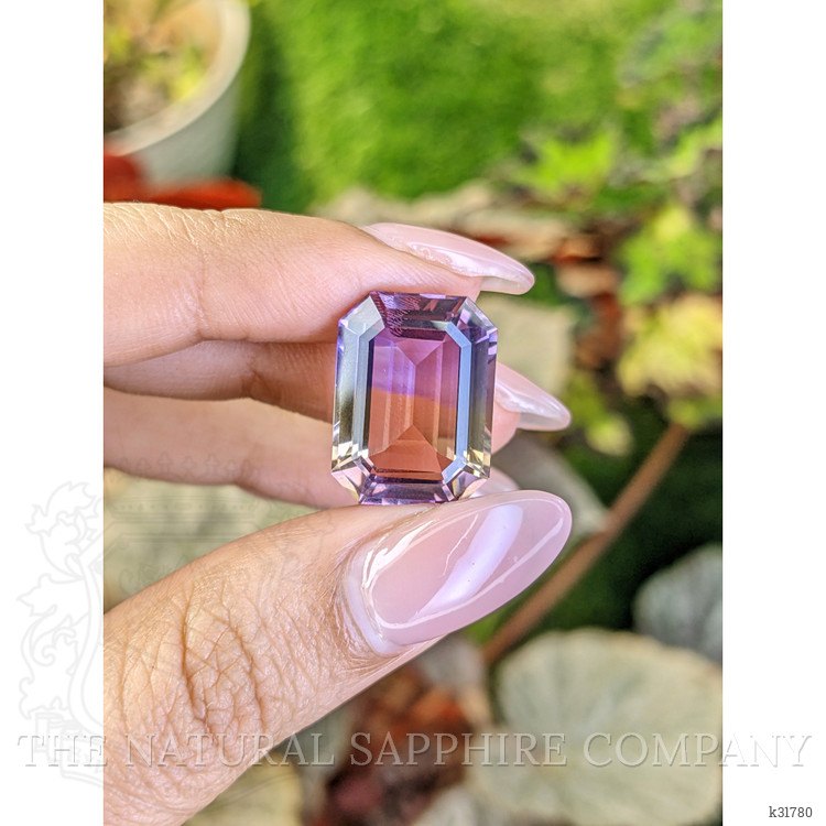 15.13 Ct. Bi Color Ametrine from Ceylon (Sri Lanka)