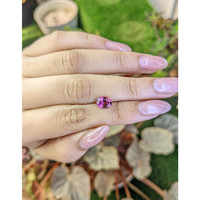 1.74 Ct. Purplish Pink Rhodolite Garnet from Ceylon (Sri Lanka) Life Style