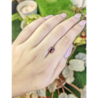 1.67 Ct. Orangish Red Garnet from Ceylon (Sri Lanka) Life Style