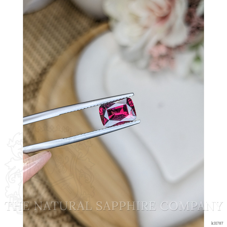 2.70 Ct. Purplish Pink Rhodolite Garnet from Ceylon (Sri Lanka)