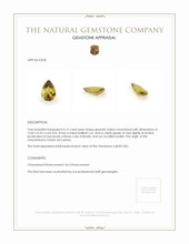 3.15 Ct. Chrysoberyl from Ceylon (Sri Lanka) Appraisal
