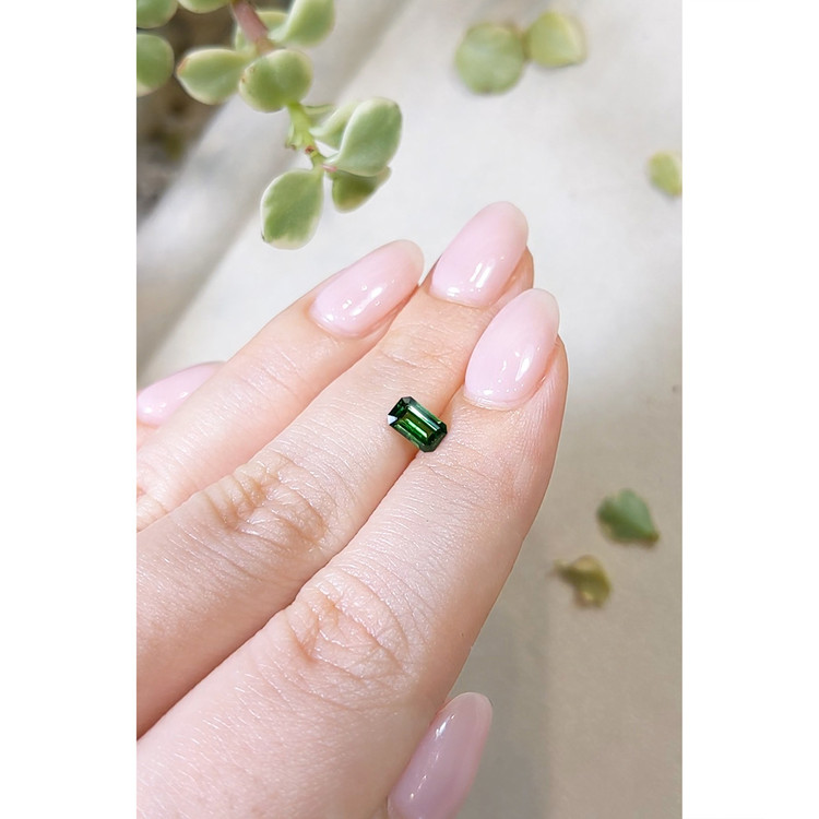 0.67 Ct. Tsavorite Garnet from Kenya