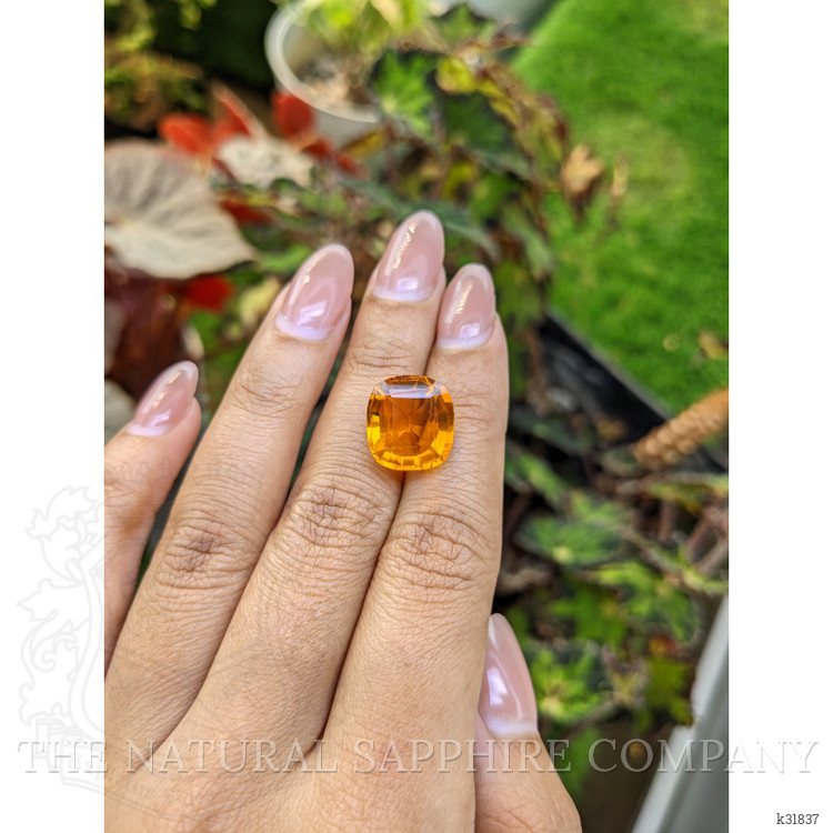 9.43 Ct. Yellowish Orange Citrine from Brazil
