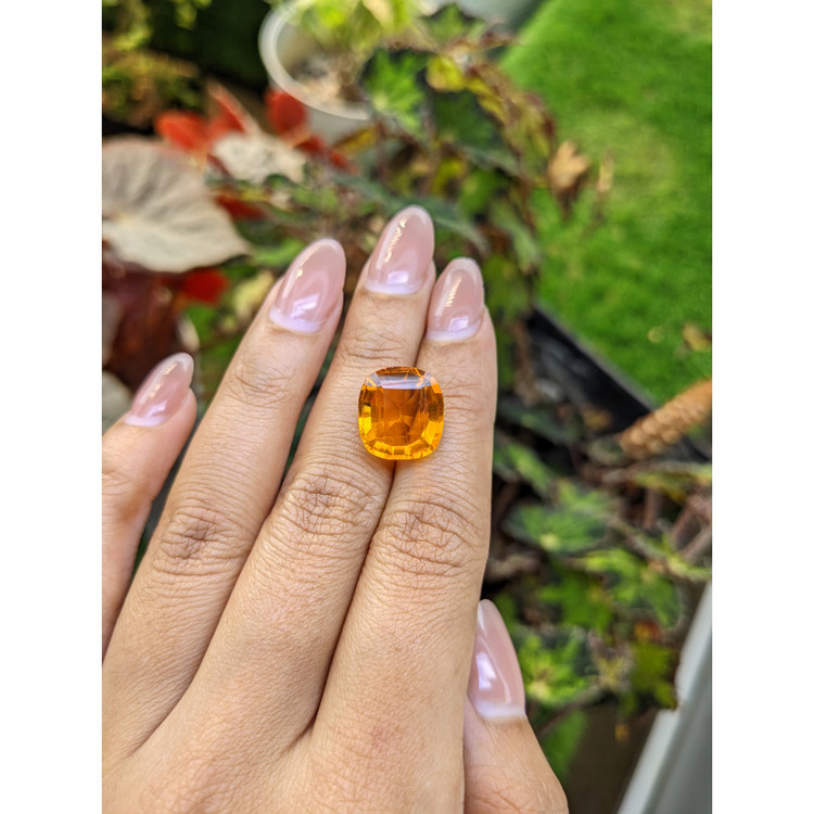 9.43 Ct. Yellowish Orange Citrine from Brazil