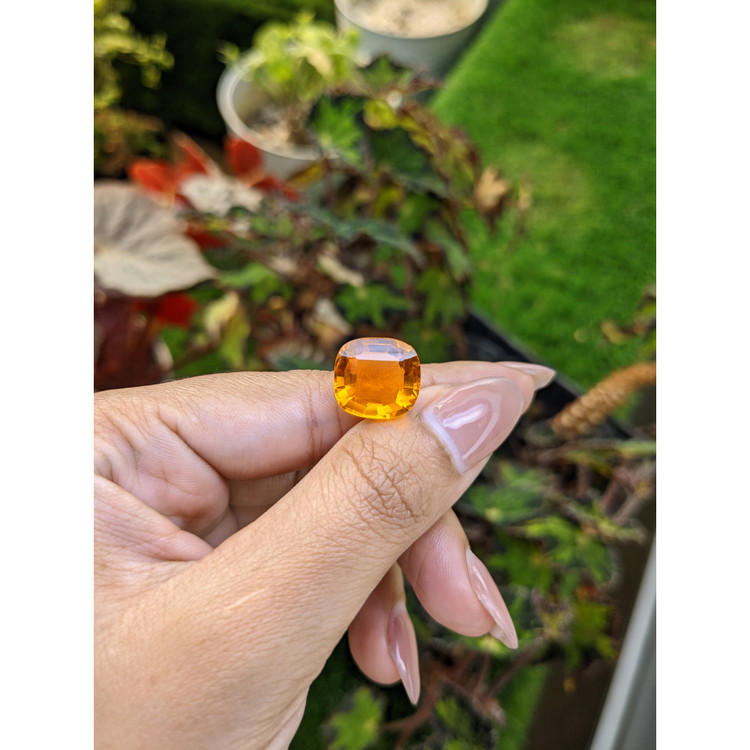 9.43 Ct. Yellowish Orange Citrine from Brazil