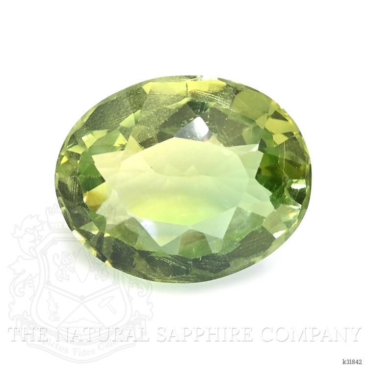 14.35 Ct. Yellowish Green Prasiolite from Brazil