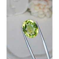 14.35 Ct. Yellowish Green Prasiolite from Brazil Life Style
