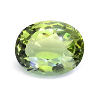 14.21 Ct. Yellowish Green Prasiolite from Brazil Video